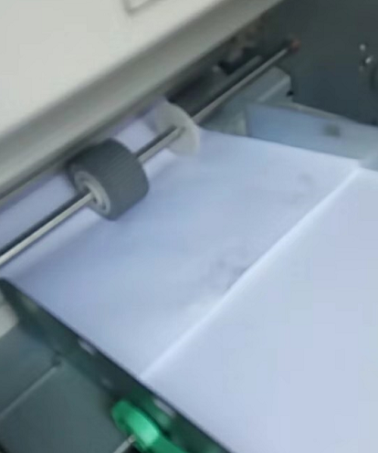 理光2432C速印机纸进一半卡住处理方法